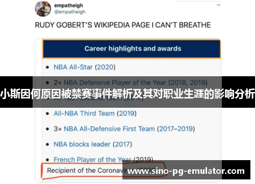 小斯因何原因被禁赛事件解析及其对职业生涯的影响分析